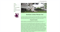 Desktop Screenshot of hawthorneacademy.com